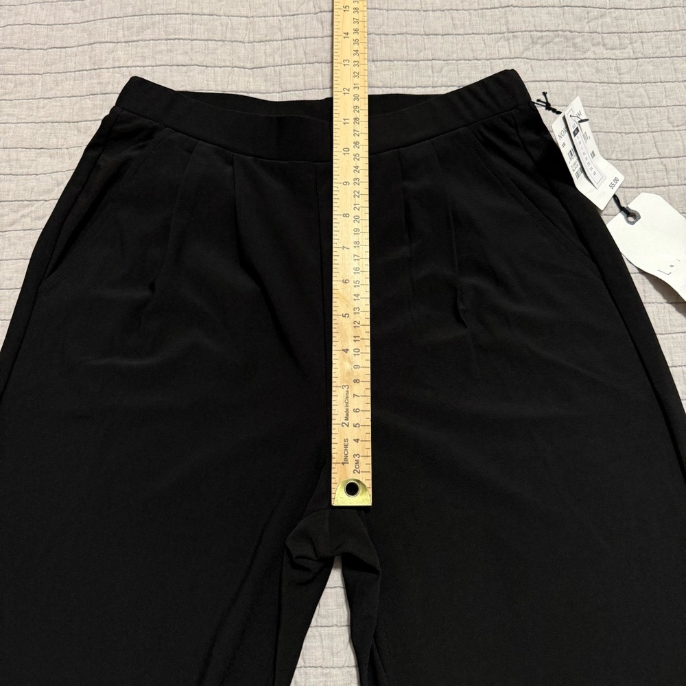 Leith Women's Black Pleat Front Trouser Size XS - Picture 7 of 9